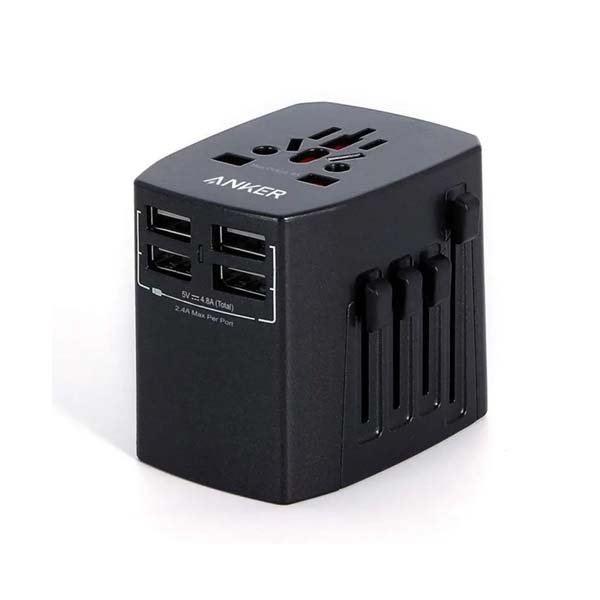 Anker Universal Travel Adapter with 4 USB Ports
